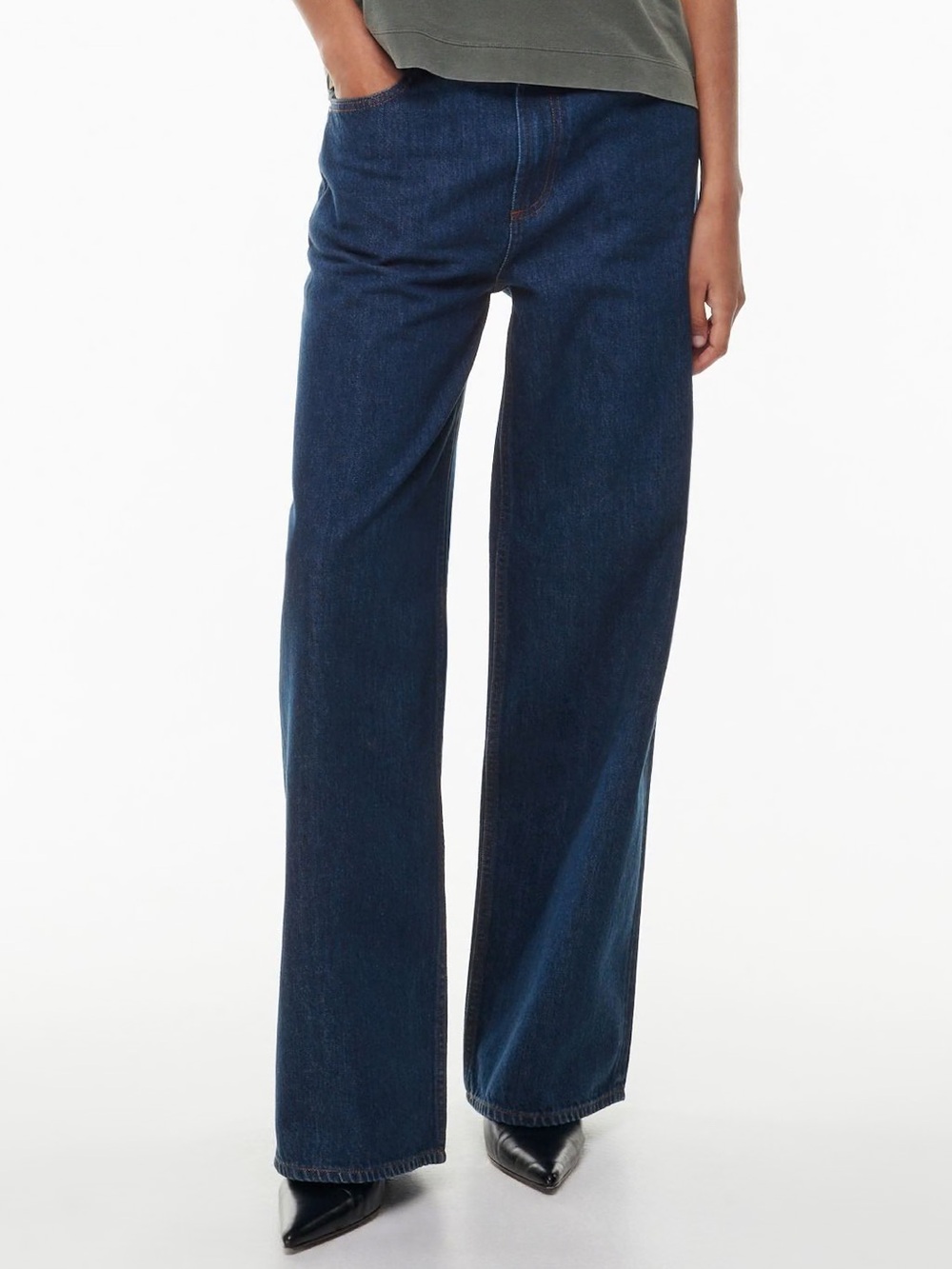 Aritzia Denim Forum The 90’s Lo Rise Baggy Wide Jeans